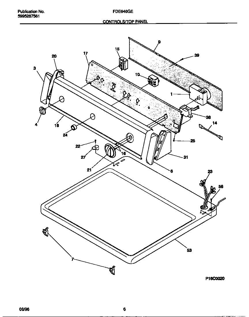 Controls/top panel