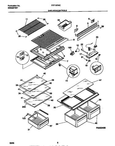 Shelves/controls