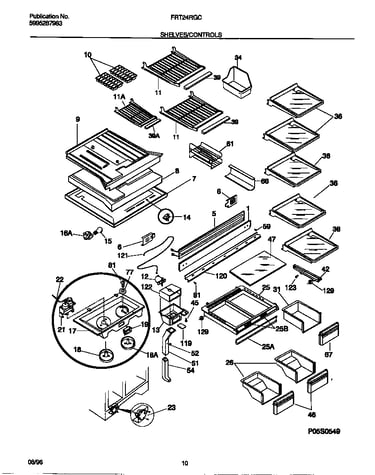 Shelves/controls