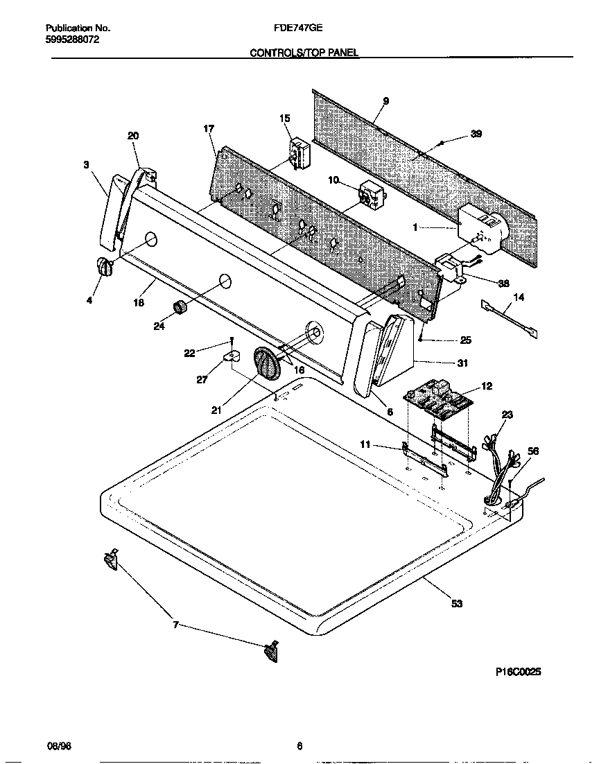 Controls/top panel