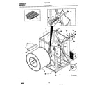 Frigidaire FSG747GES0 cabinet/drum diagram