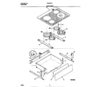 Frigidaire FES367CEBB top/drawer diagram