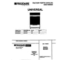 Universal/Multiflex (Frigidaire) MGF335CESA cover diagram