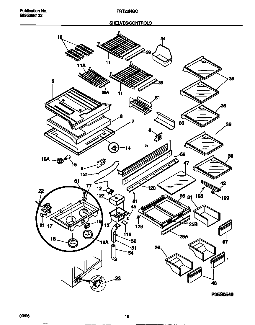 SHELVES/CONTROLS