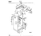 Universal/Multiflex (Frigidaire) MRT15CPEW1 cabinet diagram