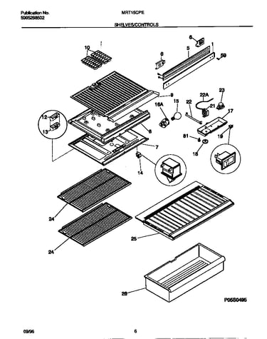 Shelves/controls
