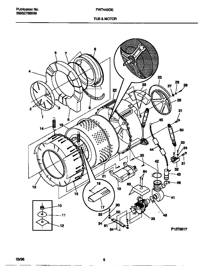 Tub & motor