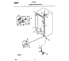 Universal/Multiflex (Frigidaire) MFU09M2BW3 cabinet/controls/shelves diagram