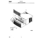 White-Westinghouse WAL123Y1A4 cabinet front and wrapper diagram