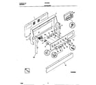 Tappan TEF354BCDC backguard diagram