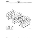 Tappan TEF357BCDC door diagram