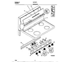 Universal/Multiflex (Frigidaire) MEF303PCWG backguard diagram