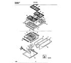 Frigidaire FGF379WECD top/drawer diagram