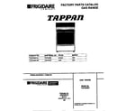 Tappan TGF334BCDE cover diagram