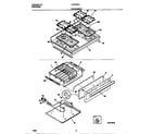 Frigidaire FGF376CESD top/drawer diagram