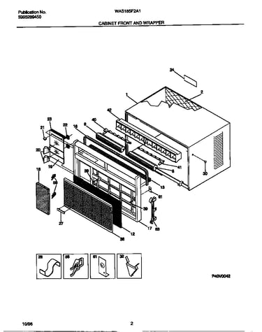 Cabinet front and wrapper