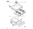 Universal/Multiflex (Frigidaire) MEF357BEDB top/drawer diagram