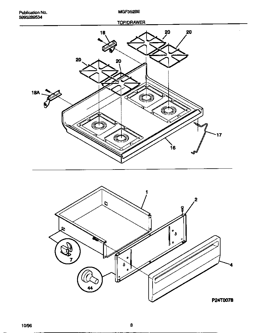 Top/drawer
