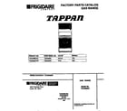 Tappan TGO356BCWD cover diagram