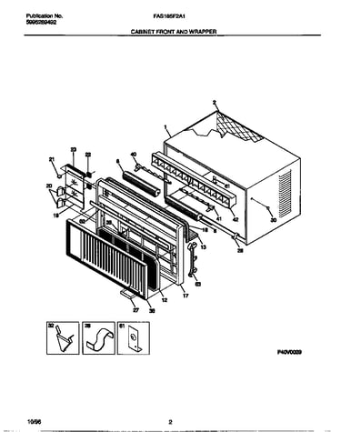 Cabinet front and wrapper