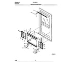 Frigidaire FAS185F2A1 window mounting parts diagram