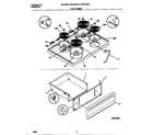 Universal/Multiflex (Frigidaire) MEF352BEDC top/drawer diagram