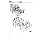 Frigidaire FEB386WESA door diagram