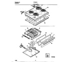 Frigidaire FEF389CESC top/drawer diagram