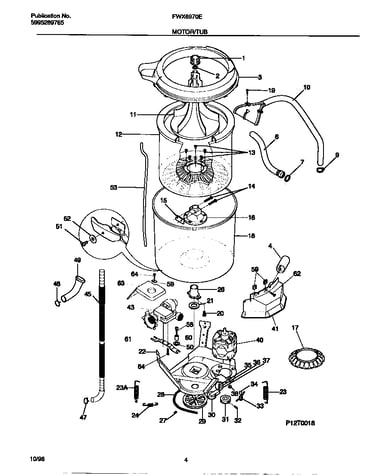 Motor/tub