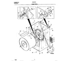 Frigidaire FDE7970EW0 cabinet/drum diagram