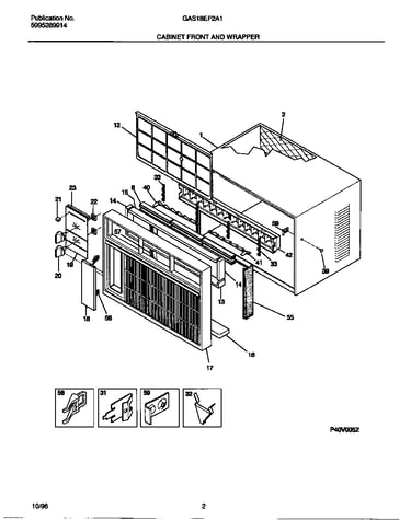 Cabinet front and wrapper