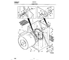 Frigidaire FDE7977EW0 cabinet/drum diagram