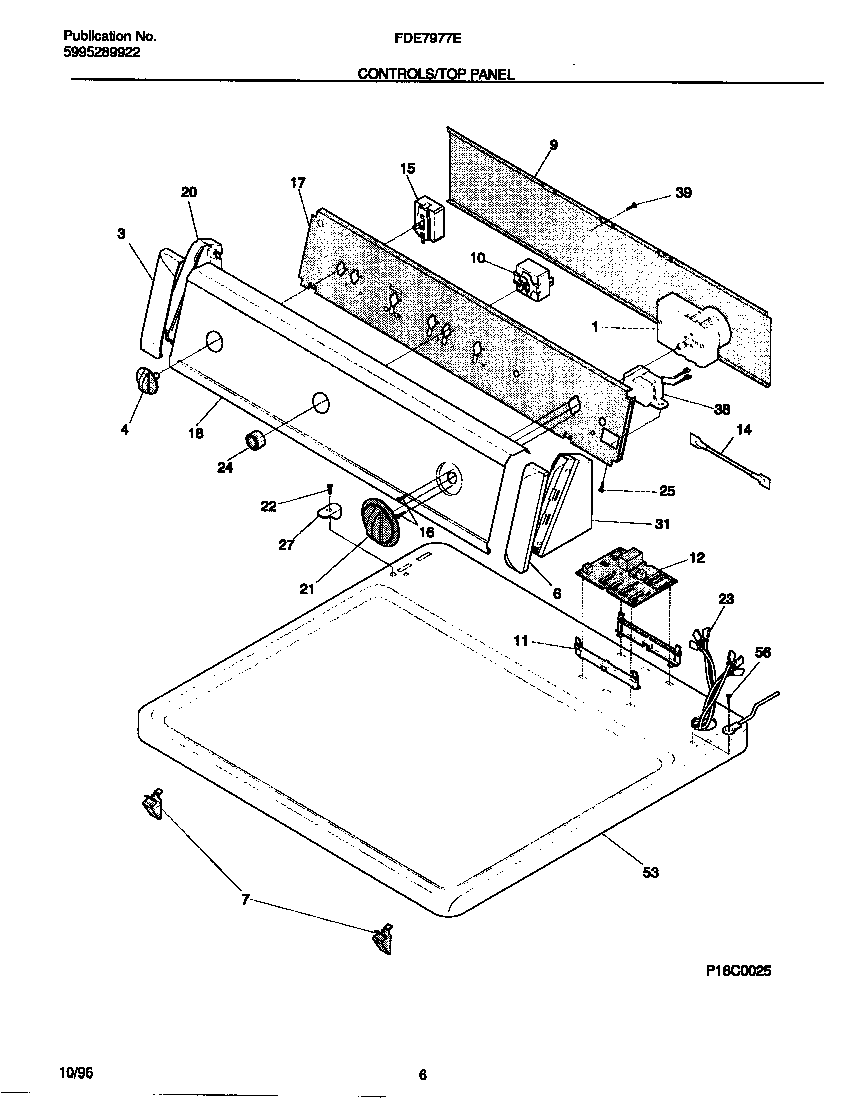 Controls/top panel
