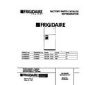 Frigidaire FRT26XGCW4 cover diagram