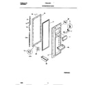 Frigidaire FRS24WRCD4 refrigerator door diagram