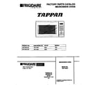 Tappan TMT104E1S0 cover diagram