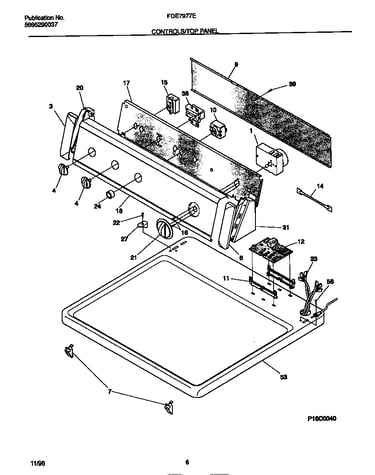 Controls/top panel