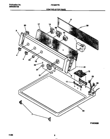 Controls/top panel