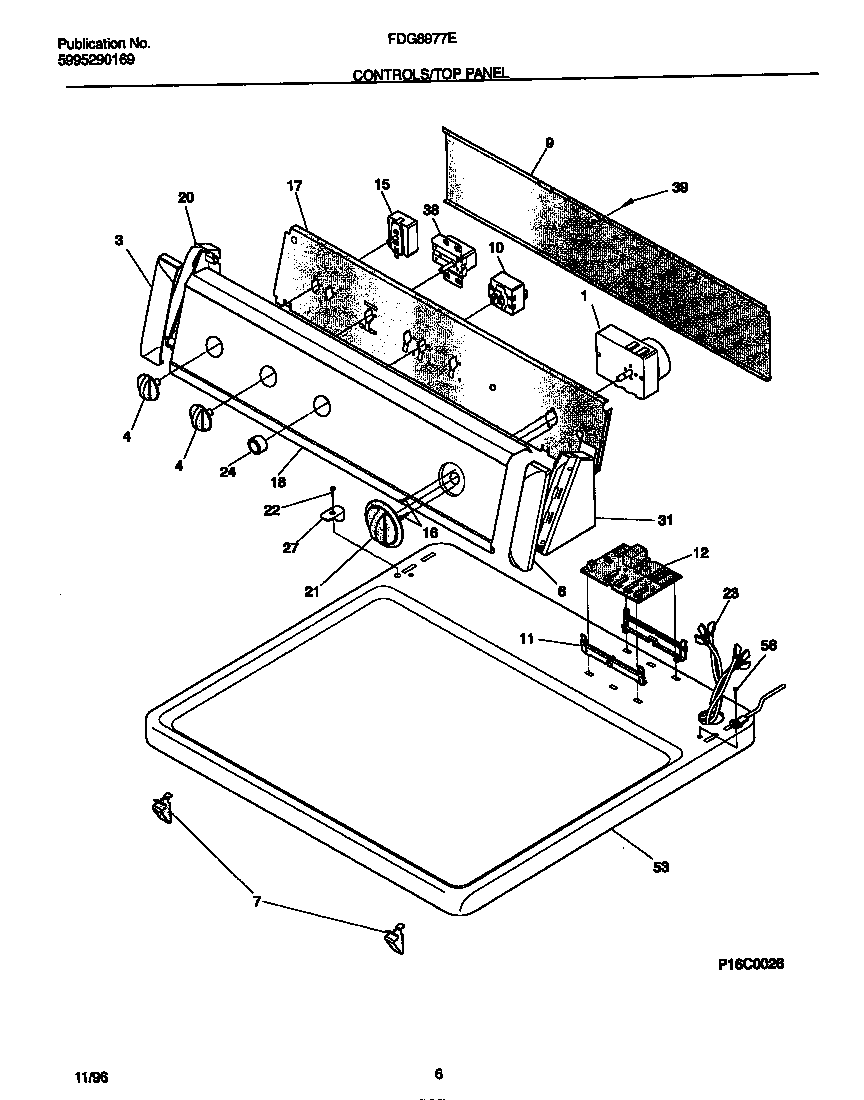 Controls/top panel