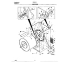 Frigidaire FDE7971EW0 cabinet/drum diagram