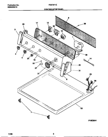Controls/top panel