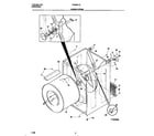 Frigidaire FDG8971EW0 cabinet/drum diagram