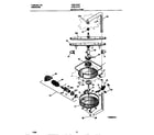 Universal/Multiflex (Frigidaire) MDB121RFS1 motor & pump diagram