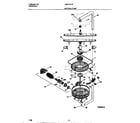Universal/Multiflex (Frigidaire) MDB121GFR1 motor & pump diagram