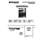 Universal/Multiflex (Frigidaire) MDP531RFR0 cover diagram