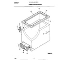 Universal/Multiflex (Frigidaire) MFC09M1BW3 cabinet/control/shelves diagram