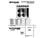 Tappan TPC8X3XCW1 cover diagram