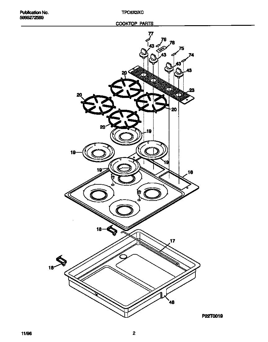 COOKTOP PARTS