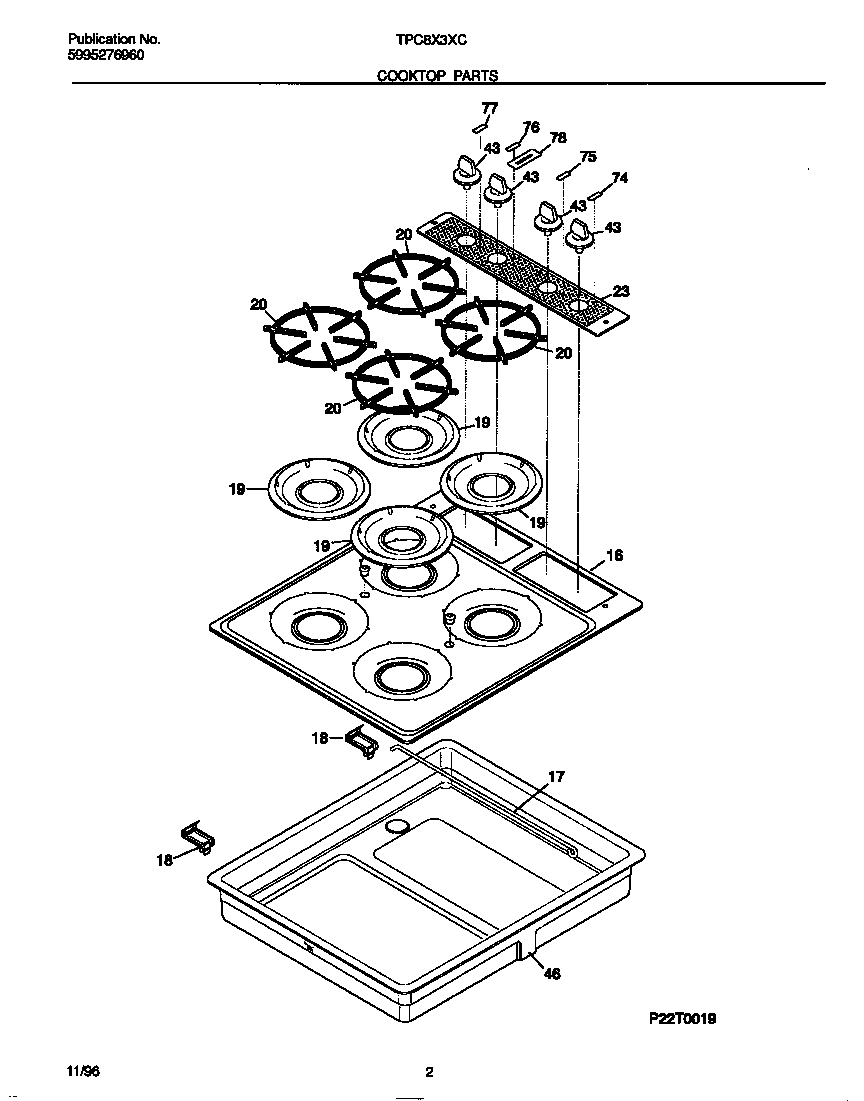 COOKTOP PARTS