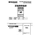 Tappan TEF365BEDB cover diagram